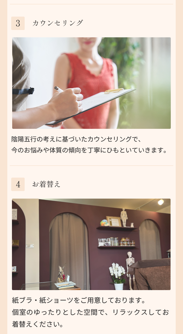 ご予約から当日までの流れ